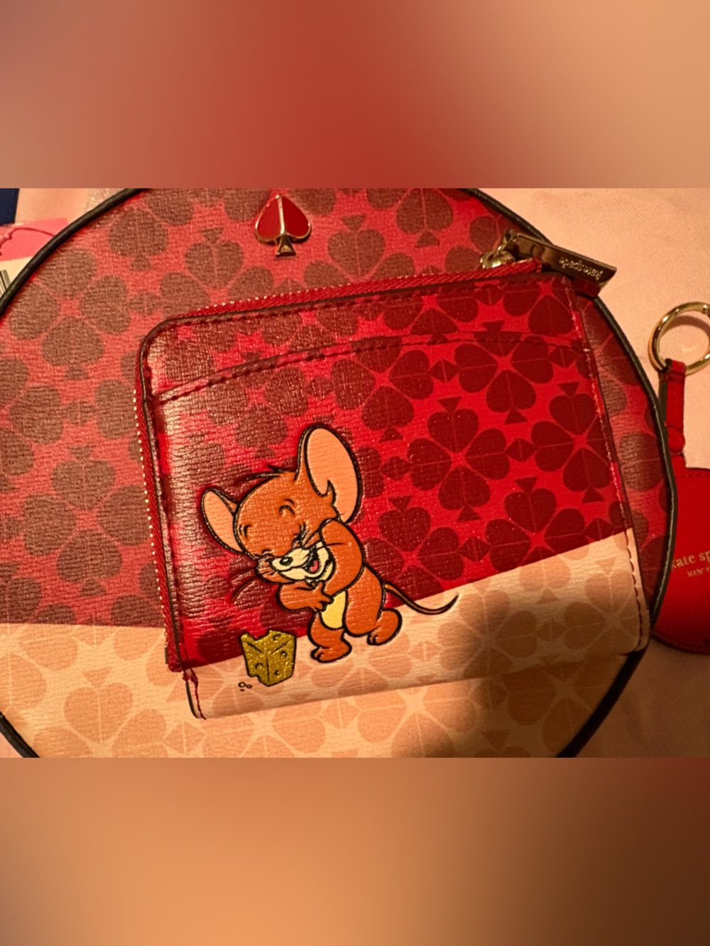 Kate Spade Tom and Jerry Bundle: crossbody, wallet and bag charm - Picture 4 of 6